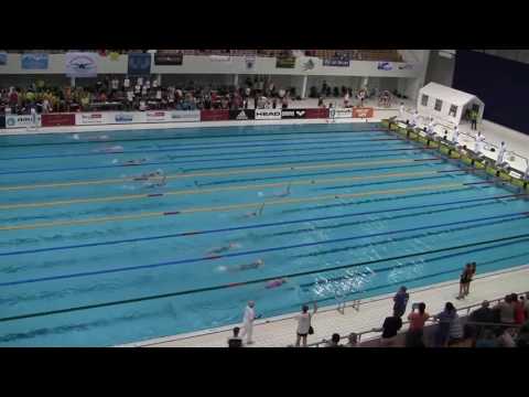 DJM Schwimmen 2016 - 200m Rücken (w) - Jahrgangsfinale 2000