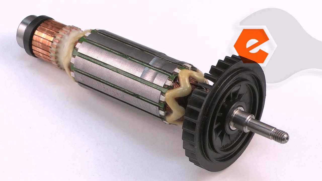 Replacing your Makita Angle Grinder Armature With Bearing And Fan