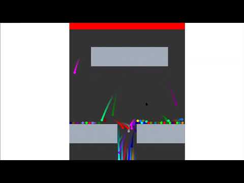 Don't Get Left Behind 2 - survival marble Race in Algodoo