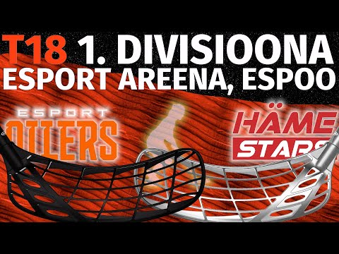 T18 1. divisioona. Oilers NG - Häme Stars. Esport Areena, Espoo. 08.12.2021