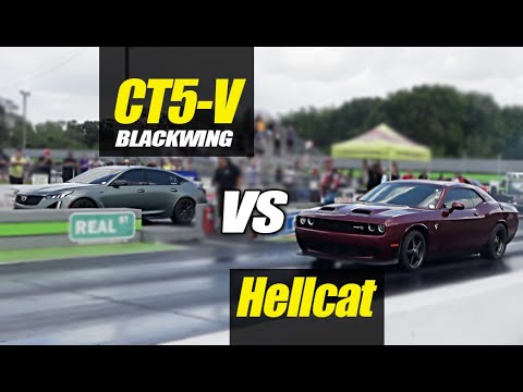 CT5-V Blackwing VS Hellcat