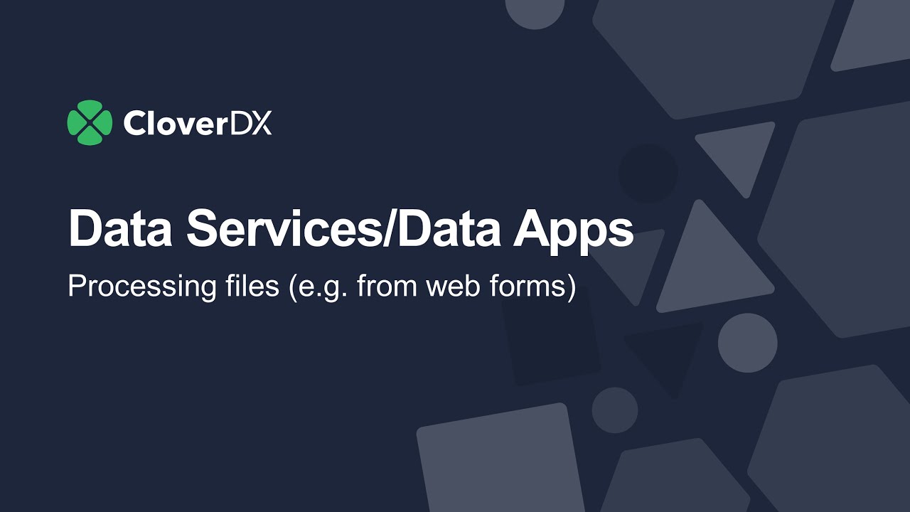 Processing files sent to a Data Service/Data App | Readers | REST API | CloverDX