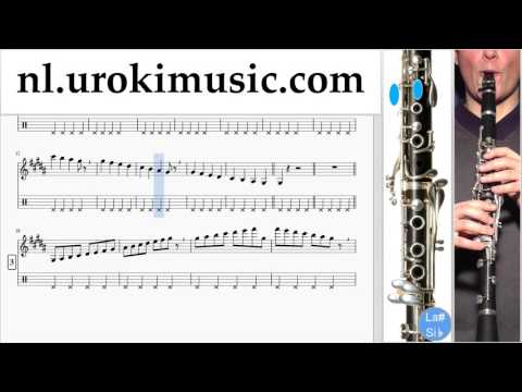 Klarinet Leren Spelen Sia - Cheap Thrills Tablatura Deel#1 um-i374