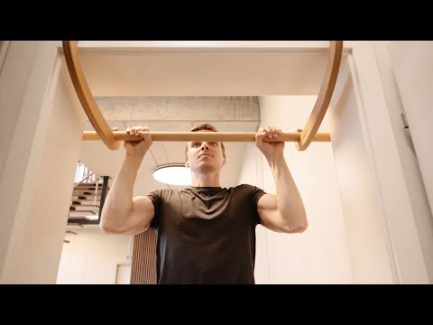 rollholz Klimmzugstange - Montage ohne Bohren & Schrauben