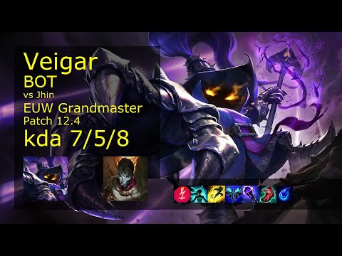Rank 4 EUW Veigar: Bot vs Jhin