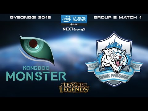 LoL - Kongdoo Monster vs. Dark Passage - Group B - IEM Gyeonggi 2016