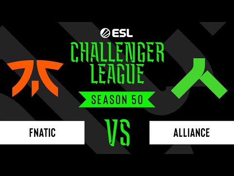 LIVE: Alliance vs Fnatic - ESL Challenger League - Season 50 EU