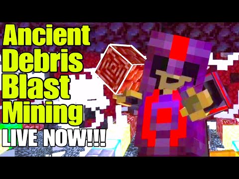 🔥 EXPLOSIVE Ancient Debris Mining! Minecraft Bedrock 1.20!
