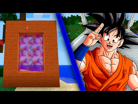 Minecraft Como hacer un portal a la dimension de DRAGON BALL | COMO HACER UN PORTAL DE GOKU