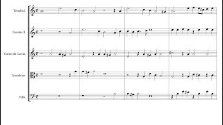 Vecchi | Clorinda [á 5; Blechbläserensemble Ludwig Güttler]