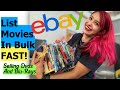 Tips For Selling DVDS Blu Rays How To List Movies In Bulk FAST