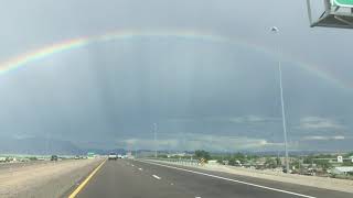 Double Rainbow Superstition Mountains