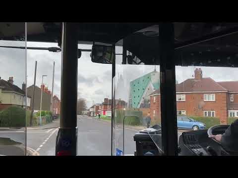 Windscreen view | Stagecoach West route A Prestbury - Cheltenham Town Centre
