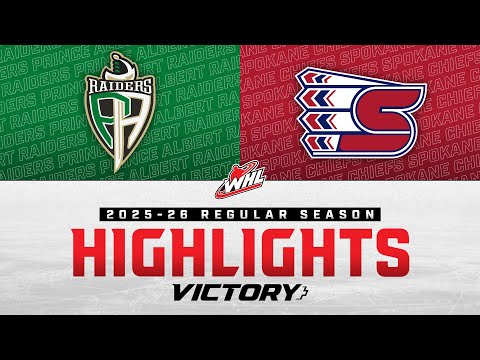 Prince Albert Raiders at Spokane Chiefs 11/07 | WHL Highlights 2025-26