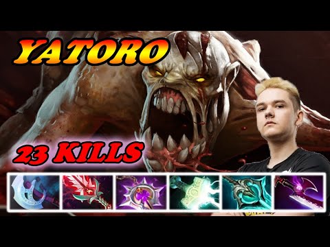 Yatoro Lifestealer 7.38 carry 6 slots 23 kills | YATORO Dota 2
