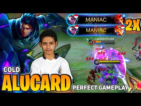 2X MANIAC! Alucard Perfect Gameplay  [Former Top 1 Global Alucard] By COLD - Mobile Legend
