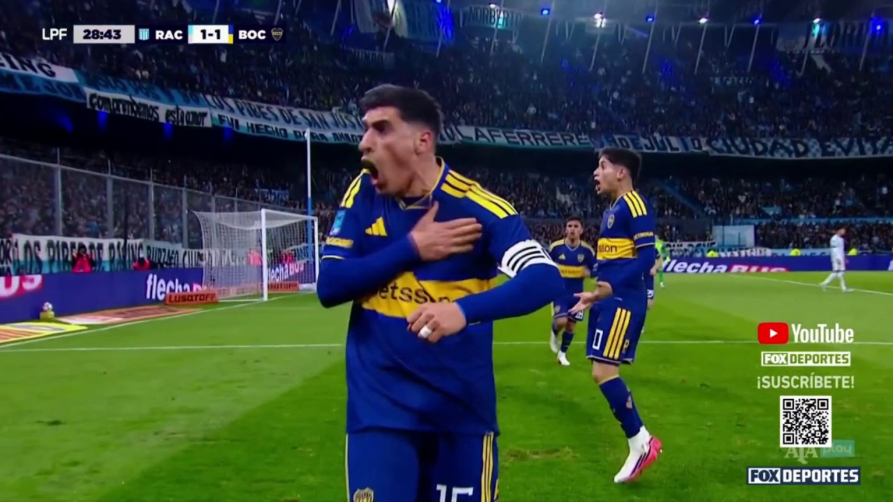 😤 GOL Miguel Menentiel | Racing Club 1-1 Boca Juniors | Liga Argentina