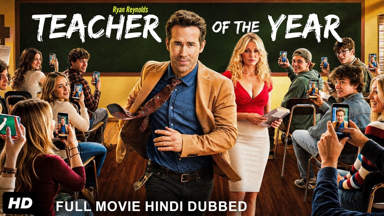 Ryan Reynolds's TEACHER OF THE YEAR - Full Hollywood Movie Hindi Dubbed | Hindi Comedy Drama Movie