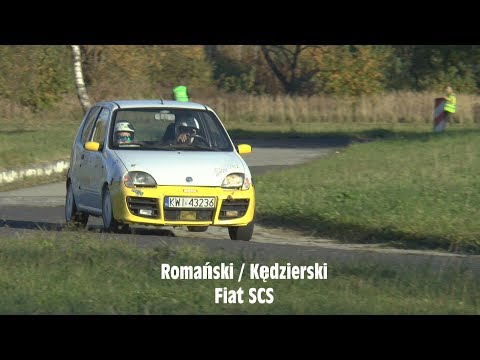 KJS Rajd Tyski 2018 - Kamil Romański / Wojciech Kędzierski - Fiat SCS