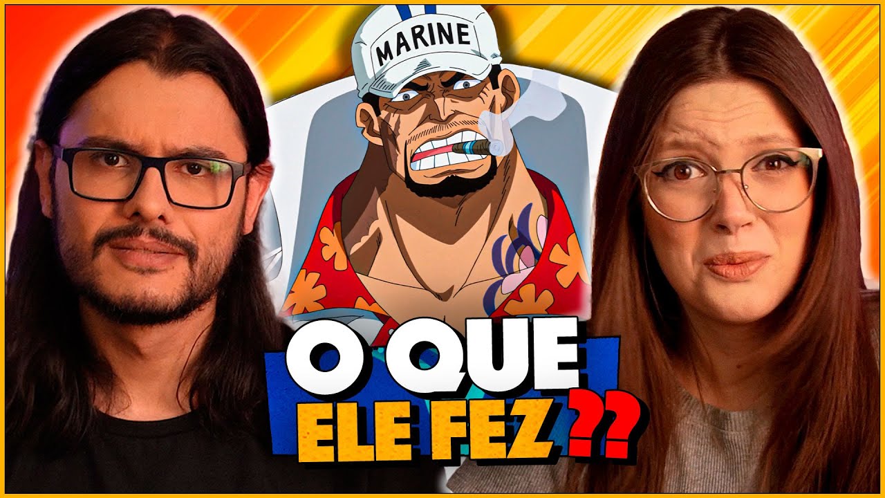 Ana REAGE aos ALMIRANTES DE ONE PIECE!