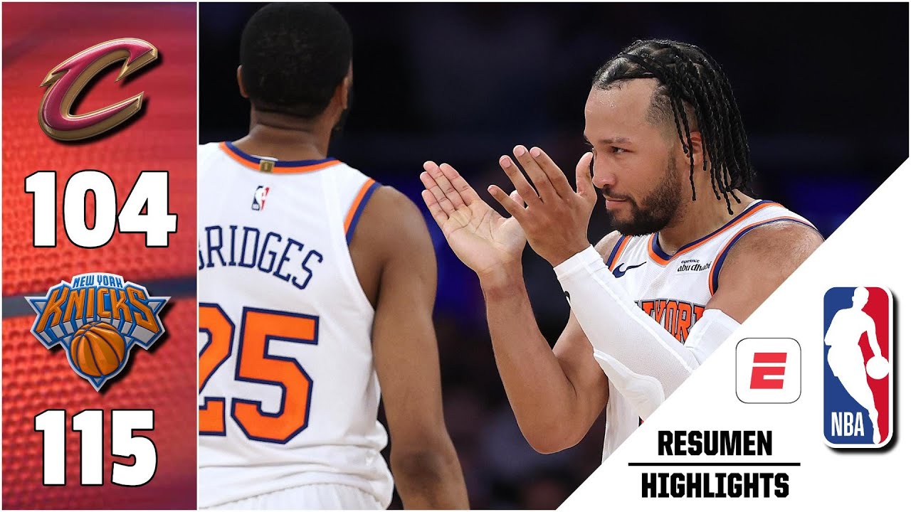 ÉPICA REMONTADA de KNICKS para vencer en TIEMPO EXTRA a CAVALIERS en Juego 1 de FINAL del ESTE | NBA