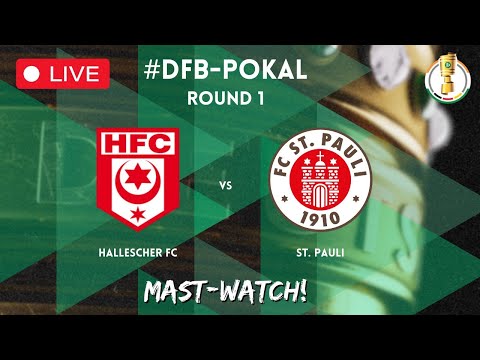 DFB POKAL 2024/25 - Hallescher vs FC St. Pauli I LIVE MATCH I ROUND 1