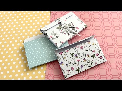 6x6 Paper ✨ Mini Expandable Envelope or Mini Expandable Pocket Insert | EASY How To TUTORIAL