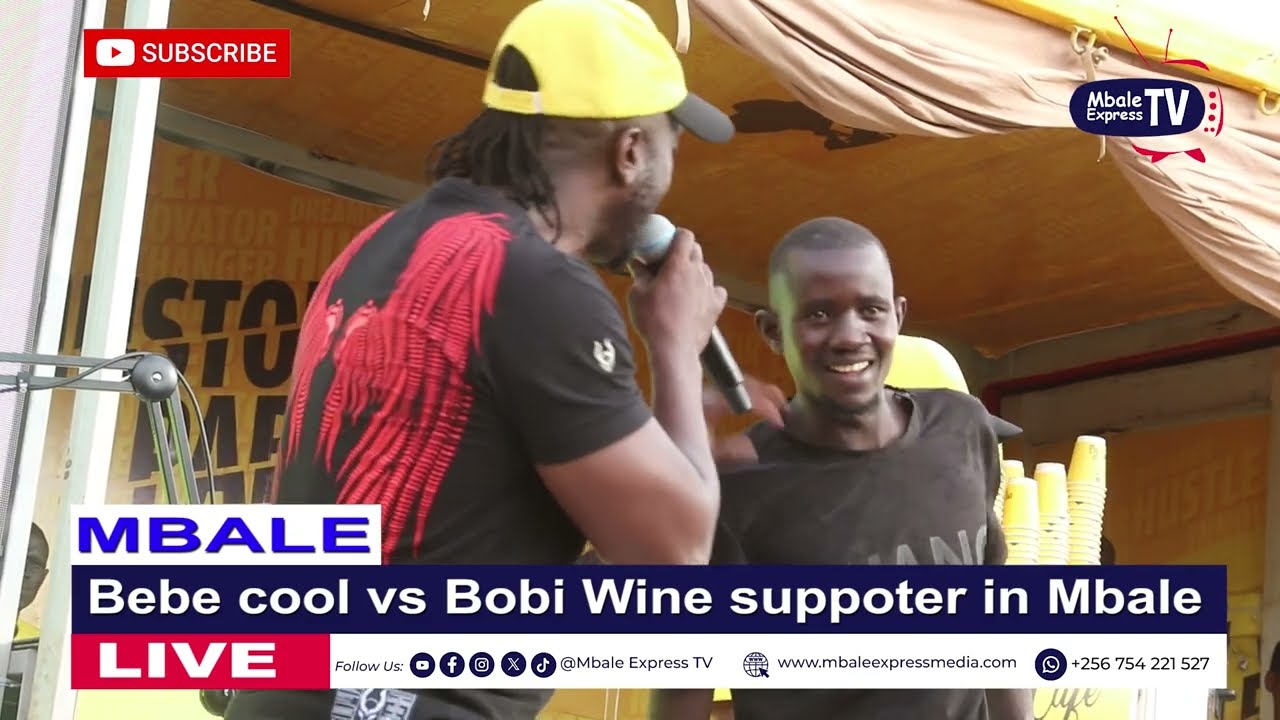 Bebe cool vs Bobi wine supporter in Mbale