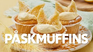 Påskmuffins - supergulliga muffins med smak av citron 🐣🧁