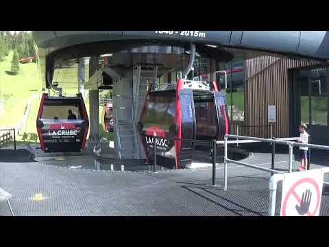 Discesa integrale seggiovia Leitner "La Crusc 2" Badia (BZ) Cablecar / Télécabine / Gondelbahn