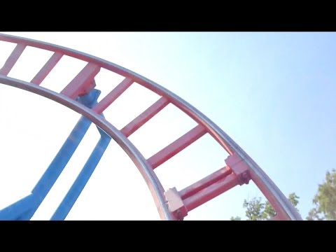 Front row point of view footage of Steel Dragon