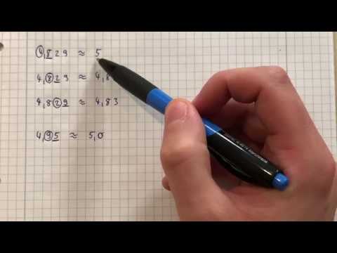 Dezimalzahlen runden (Klasse 6 Niedersachsen)