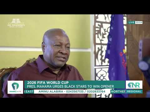Prez Mahama Speaks to Black Stars Ahead of World Cup Clash With Panama