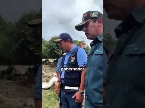 El gobernador de Santander viajó hasta Lebrija para atender la emergencia por las lluvias