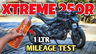 xtreme 250r mileage test || xtreme 250r mileage test 1 litre