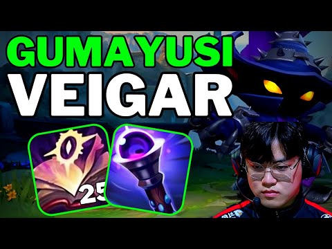 VEIGAR APC T1 Gumayusi  - Veigar vs Aphelios - KR Challenger - Patch 13.6