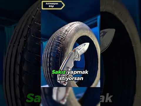 Araba Lastiğinden Sakız Yapmak İstiyorsan...