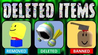 You won't believe some of these deleted roblox items!