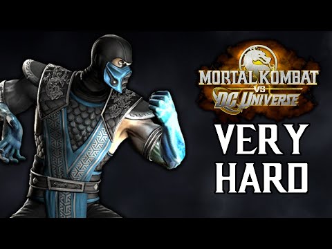 Mortal Kombat Vs. DC Universe - Sub-Zero Arcade Mode (VERY HARD) NO MATCHES LOST