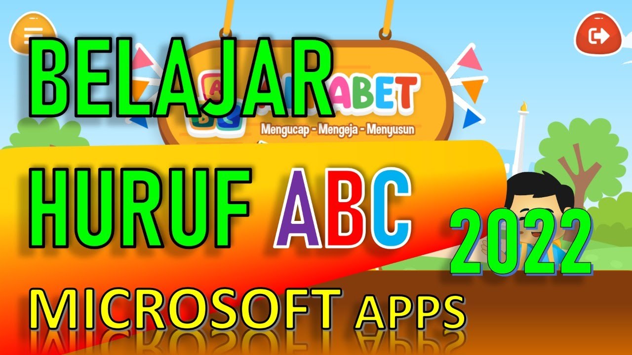 BELAJAR HURUF ABC UNTUK ANAK PAUD DENGAN APLIKASI MICROSOFT