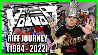 VOIVOD Riff Journey (1984 - 2022 Guitar Riff Compilation)