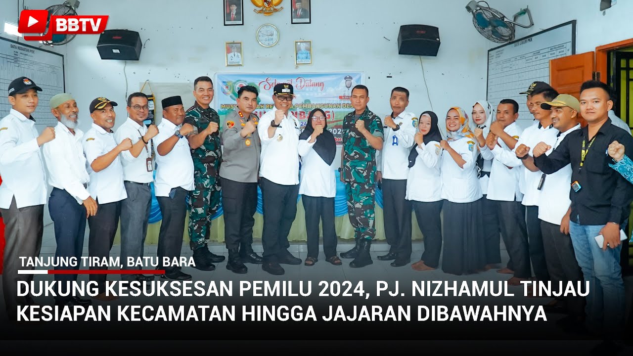 DUKUNG KESUKSESAN PEMILU 2024, PJ NIZHAMUL TINJAU KESIAPAN KECAMATAN HINGGA JAJARAN DIBAWAHNYA