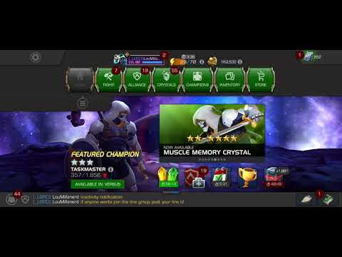 MCOC My Mastery Setup Free to Play (No Unit's)