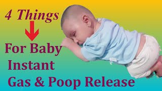 4 Things to do for Baby instant Tummy problems (gas & poop) solution