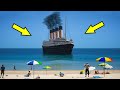 Titanic Crashing Into Shore Captain Didn T Have Time To Stop Titanic GTA 5