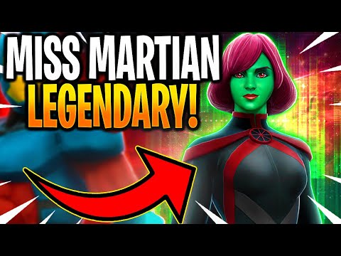 *NEW* MISS MARTIAN LEGENDARY RANK UP & GAMEPLAY! - DC Legends