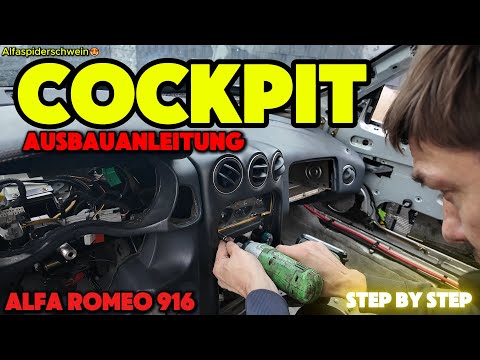 COCKPIT AUSBAU ANLEITUNG - Alfa Romeo GTV / Spider 916 YOUTUBE CHANNEL 😍 für Alfa - Fans !!!