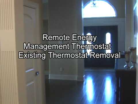 Remote Energy Management Existing Thermostat Removal