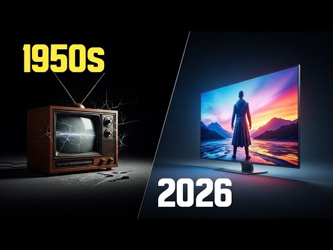 Television Evolution  (1928–2026) | TV Then vs Now Timeline