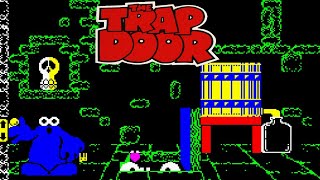 THE TRAP DOOR Gameplay | The Strangest Puzzle Game of 1986